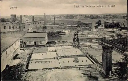 Ak Velten in der Mark, Industriegebiet, Fabrikgebäude