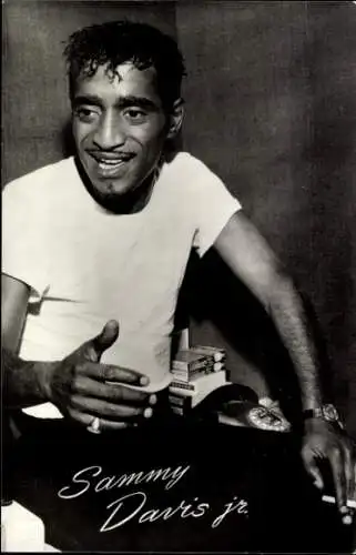 Ak Tänzer und Sänger Sammy Davis Jr., Portrait