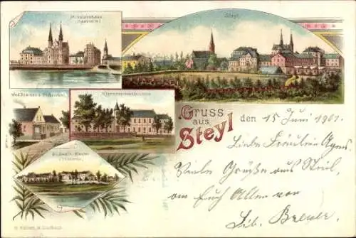 Litho Steyl Venlo Limburg Niederlande, Missionshaus, Restaurant, Missionsschwesternhaus