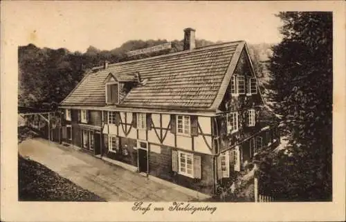 Ak Krebsöge Radevormwald Oberbergischer Kreis, Restaurant Krebsögersteeg, Inh. Otto Lange