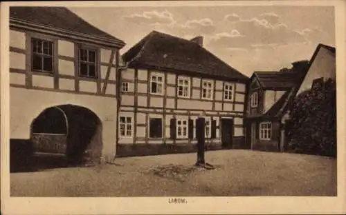 Ak Łagów Lagow Neumark Ostbrandenburg, Dorfplatz