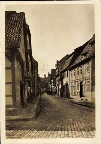 Ak Hameln an der Weser Niedersachsen, alte Marktstraße
