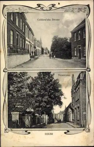 Ak Issum am Niederrhein, Geldernsche Straße, Neustraße