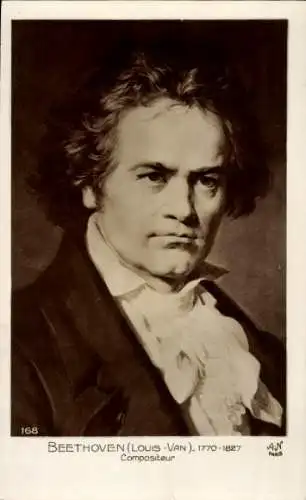 Ak Komponist Ludwig van Beethoven, Portrait