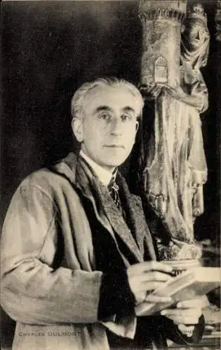 Ak Schriftsteller Charles Oulmont, Portrait