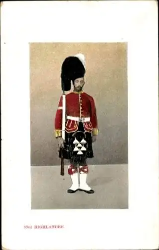Ak Schottischer Soldat, Schottische Tracht, Highlander