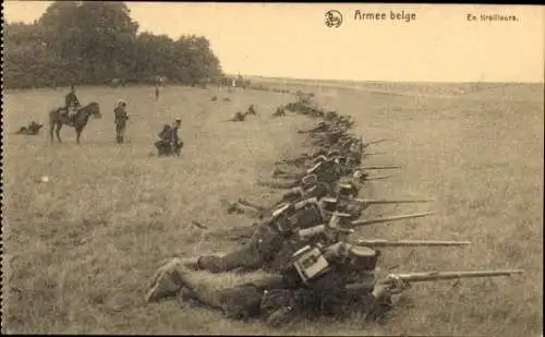 CPA Armee Belge, Tirailleurs