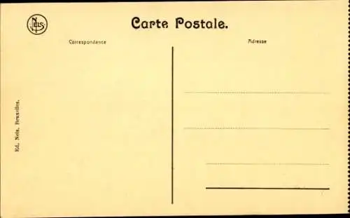 CPA Armee Belge, Un repos de lanciers