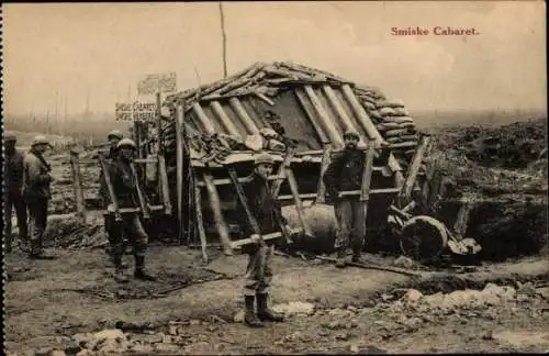 Ak Britische Soldaten in Uniformen, Smiske Cabaret