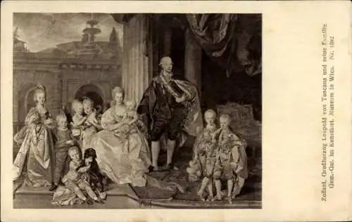 Ak Wien, Großherzog Leopold von Toskana und seine Familie