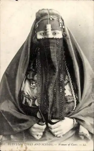 CPA Égypte, Femme du Caire