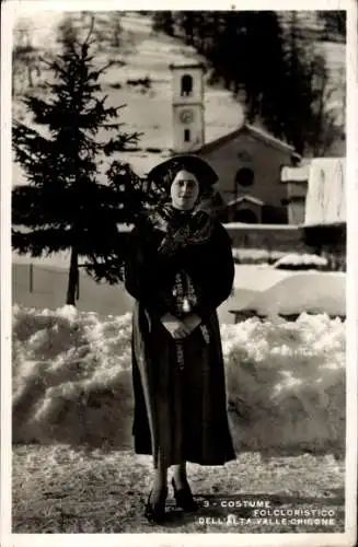 Ak Junge Frau in italienischer Volkstracht