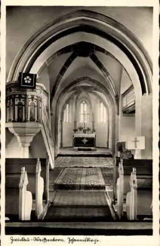 Ak Weißenborn Zwickau in Sachsen, Johanniskirche, InnenansichtFoto Ak