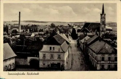Ak Zákupy Reichstadt Region Reichenberg, Panorama