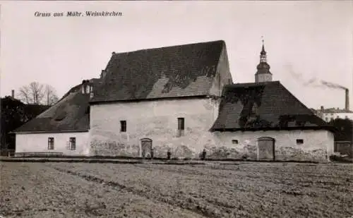 Ak Hranice na Moravě Mährisch Weißkirchen Region Olmütz, Kirche