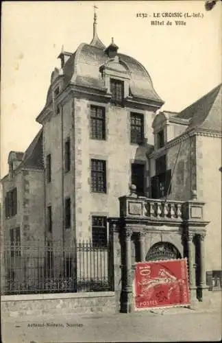 Ak Le Croisic Loire Atlantique, Hôtel de Ville, 1632,  Architektur, foto