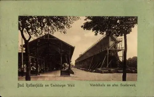 Ak Bad Rothenfelde am Teutoburger Wald, Wandelhalle am Gradierwerk,  Teutoburger Wald