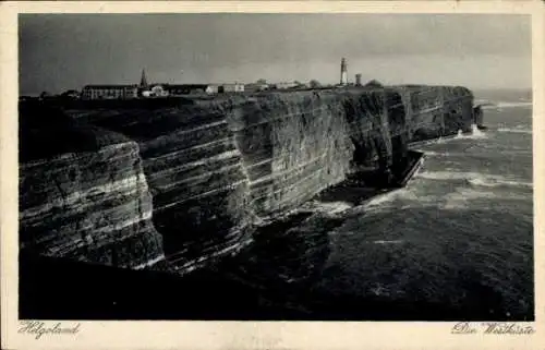 Ak Helgoland in Schleswig Holstein, Westküste 