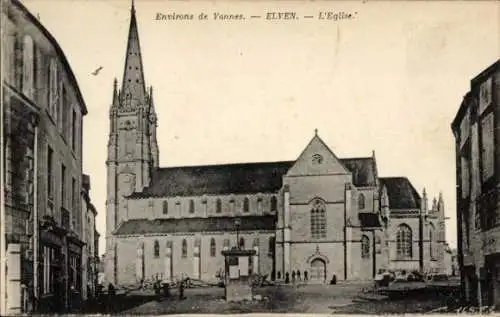 CPA Elven Morbihan, Eglise