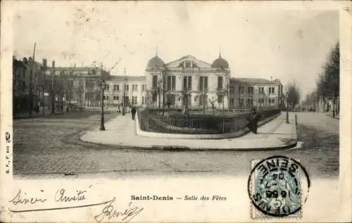 Ak Saint-Denis Seine-Saint-Denis, Salle des Fetes