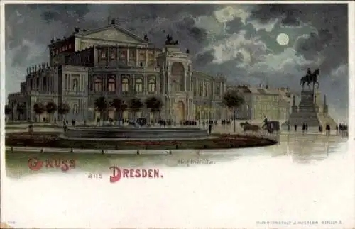 Ak Dresden Altstadt, Hoftheater