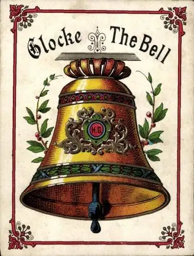 Ak Glocke, Würfelspiel Glocke und Hammer