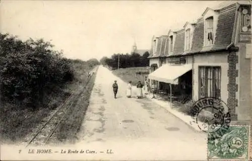 Ak Le Home Varaville Calvados, La Route de Caen