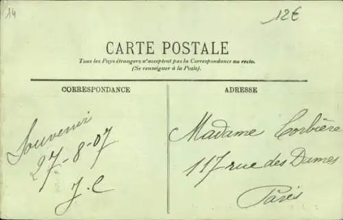 Ak Le Home Varaville Calvados, La Route de Caen