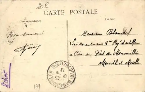 Ak Honfleur Calvados, Hafenansicht, Boote, Spaziergänger,  Architektur