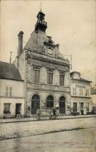 Ak Bonnières sur Seine Yvelines, Rathaus