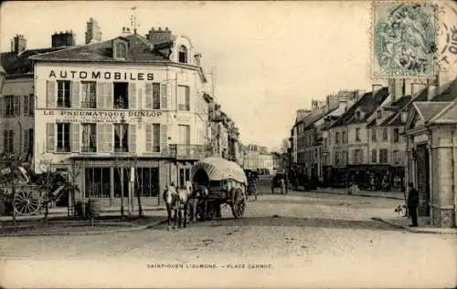 CPA Saint Ouen l'Aumône Val d'Oise, Place Carnot