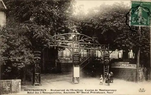 Ak Montmorency Val d’Oise, Restaurant de l'Ermitage, Casino, Hotel des 3 Mousquetaires