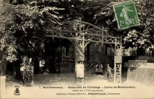 Ak Montmorency Val d’Oise, Restaurant de l'Ermitage, Casino de  Hôtel des 3 Mousquetaires