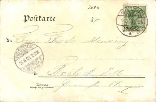 Ak Neustrelitz in Mecklenburg, Carolinenstift, Kriegerdenkmal