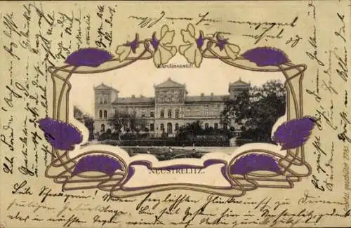 Passepartout Ak Neustrelitz in Mecklenburg, Karolinenstift
