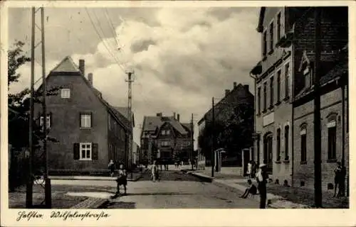Ak Helfta Lutherstadt Eisleben in Sachsen Anhalt, Wilhelmstraße