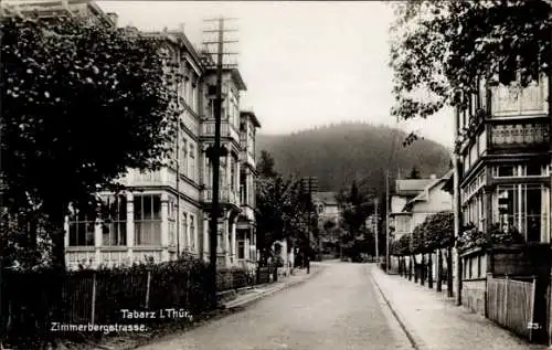 Ak Tabarz im Thüringer Wald, Zimmerbergstraße