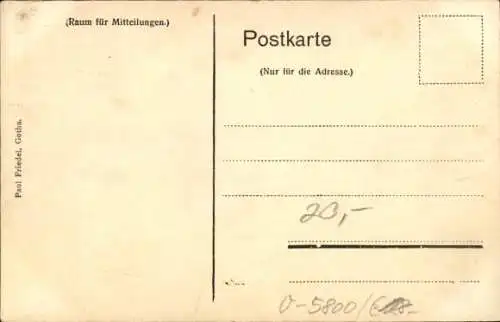 Ak Gotha in Thüringen, 9. Boxbergturnfest der Realschule, Sedan 1908