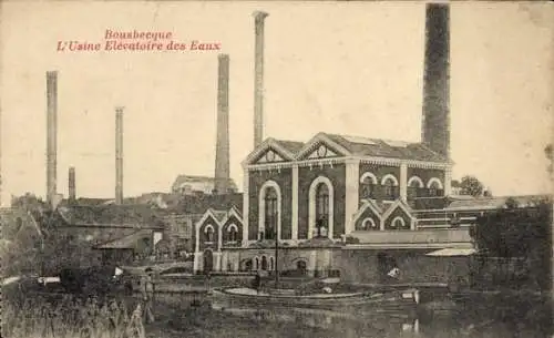 CPA Bousbecque Bosbeke Nord, L'Usine Elévatoire des Eaux