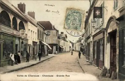 Ak Chevreuse Yvelines, Grande Rue