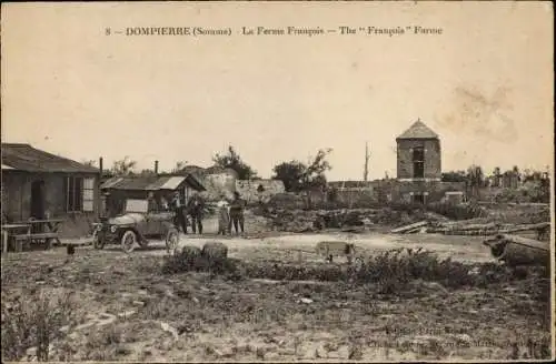 Ak Dompierre Somme, La Ferme Francois