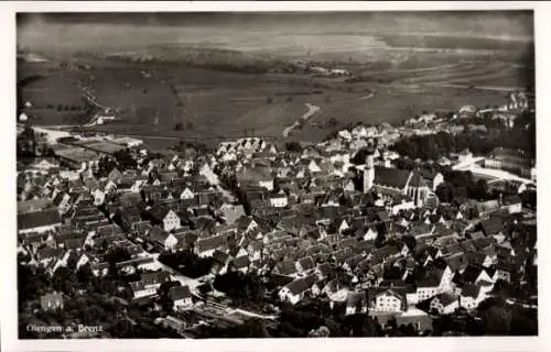 Ak Giengen an der Brenz, Luftaufnahme