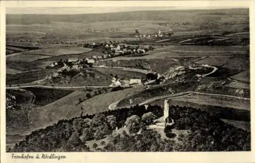 Ak Fronhofen Fronreute in Württemberg, Fliegeraufnahme