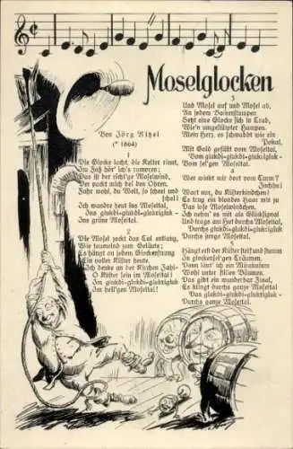 Lied Ak Moselglocken, Gedicht von Jörg Ritzel