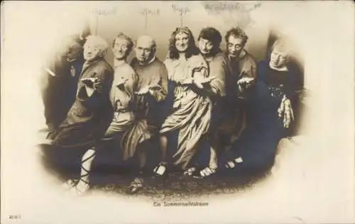 Ak Sommernachtstraum, Schauspieler