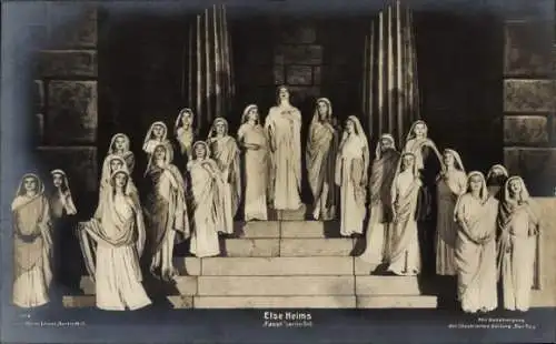 Ak Schauspielerin Else Heims, Faust, Theaterszene