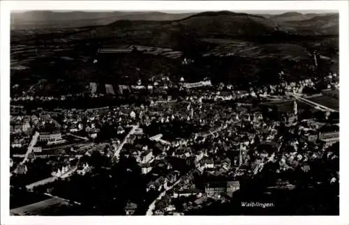 Ak Waiblingen in Württemberg, Luftaufnahme von  Landschaft,  Gebäude, 
