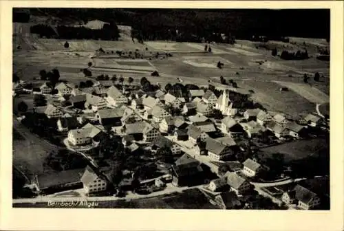 Ak Bernbach Bidingen im Allgäu Schwaben, Fliegeraufnahme