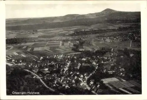 Ak Holzheim Göppingen in Württemberg, Fliegeraufnahme