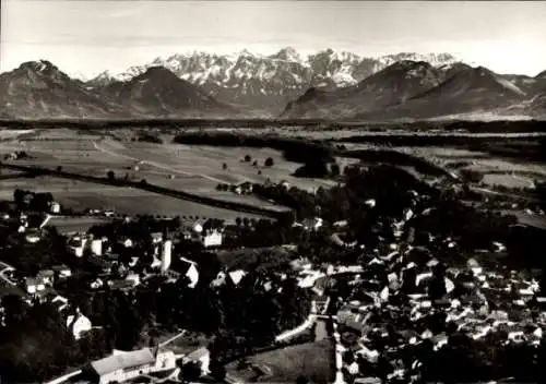 Ak Bad Aibling in Oberbayern, Moorbad, Fliegeraufnahme